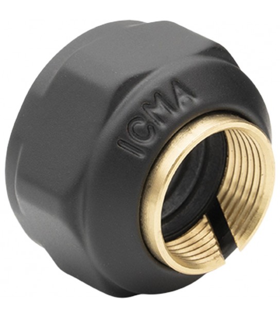 Adattatore Per Tubo Rame Con Calotta Nero Opaco D.14 - 24X1,5