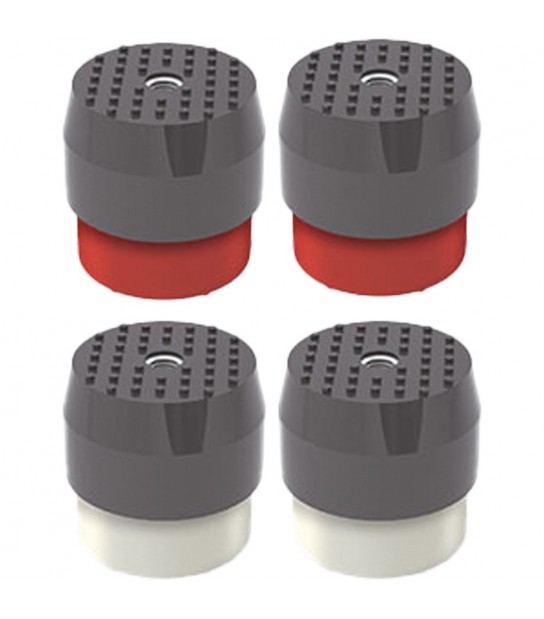 Antivibrante Telescopico Per Pompe Di Calore Rainbow Bianco/Rosso - 70/120 Kg