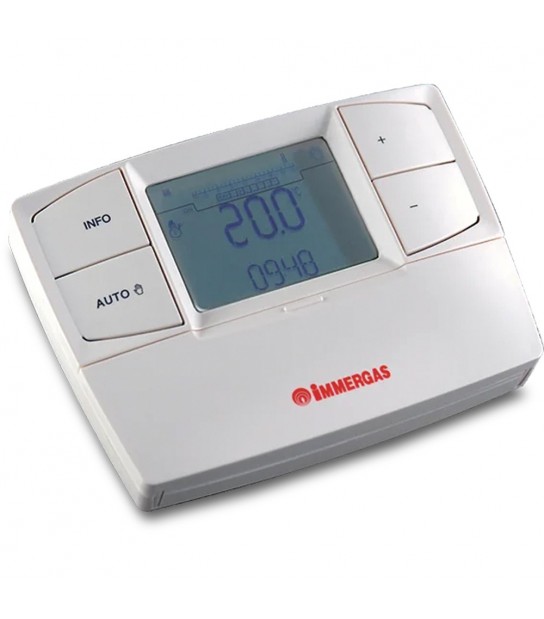 Cronotermostato Remoto Modulante Car.V2 Retroilluminato Bianco