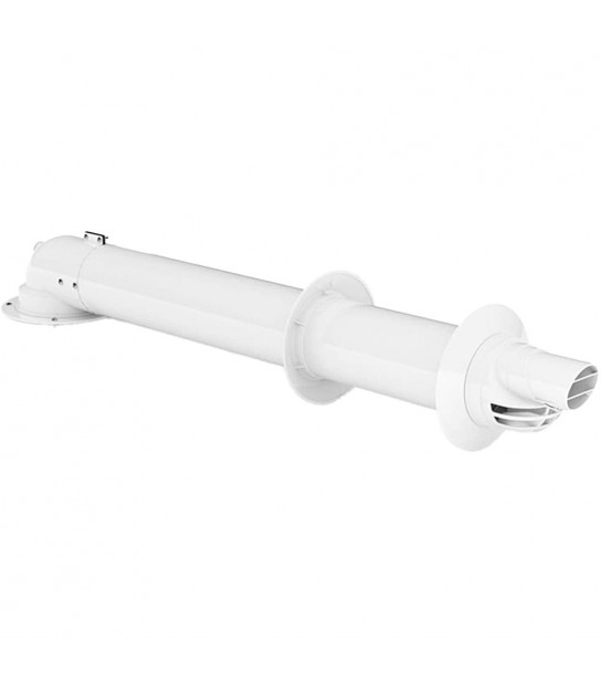 Terminale Antivento Con Curva 90° Per Caldaie Vaillant D.60/100 Mm