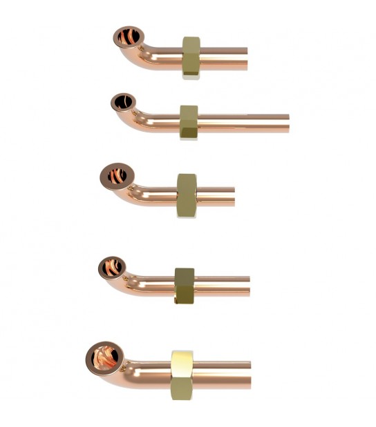 Kit Allaccio Idraulico Per Caldaia A Condensazione Ferroli 5 Tubi