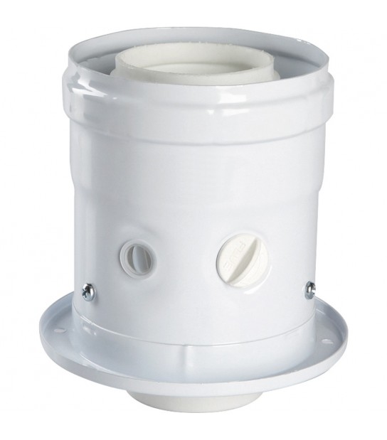 Attacco Per Tubo Coassiale Verticale Per Caldaia A Condensazione Ferroli D.60/100 Mm