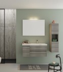 Legnobagno Express Line 01 DX 100cm Eucalipto Grigio