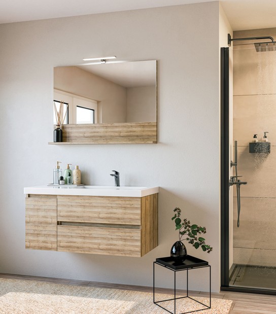 Legnobagno Express Line 05 DX 100cm Rovere Riviera