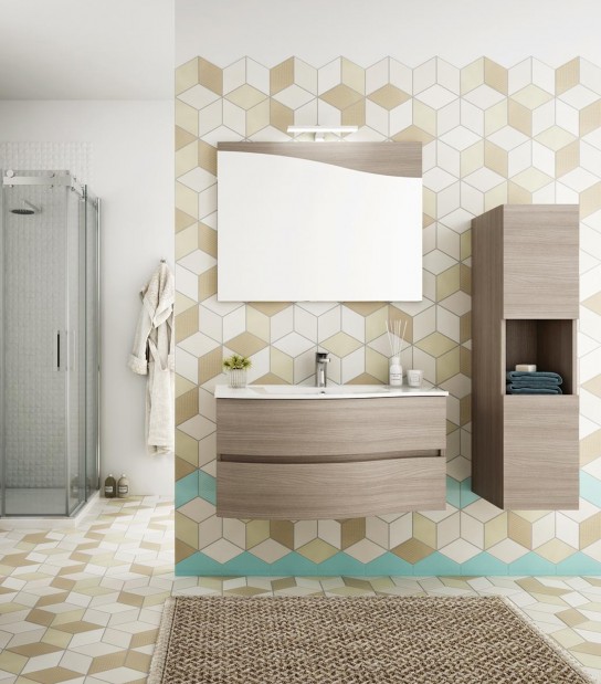 Legnobagno Express Flex 01 91cm Olmo Terra