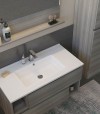 Legnobagno Express City 04 91cm Eucalipto Grigio