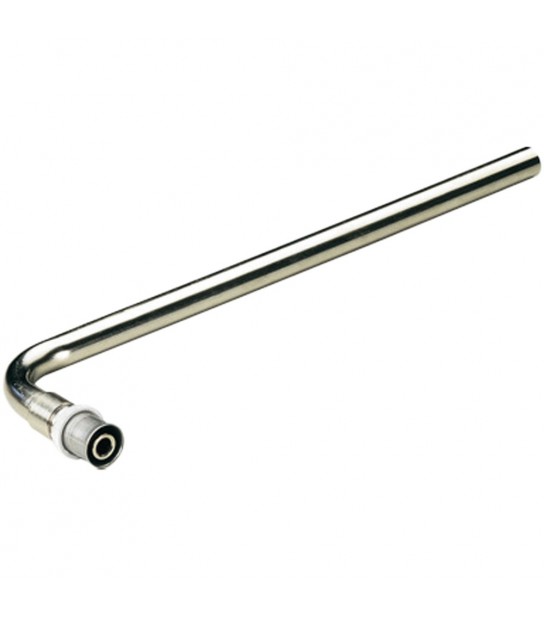 Raccordo Curvo Terminale A Pressare Per Radiatori 16X2,0 - D.14 L.300 Mm