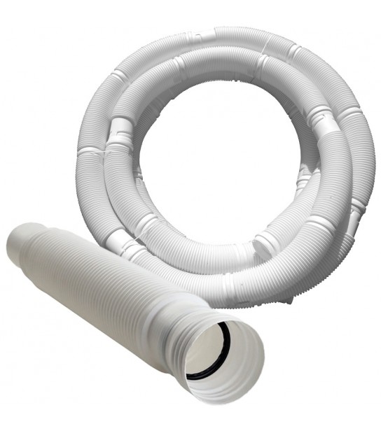 Tubo Flessibile M/F In Pps Per Scarico E Aspirazione Fumi D.60 Mm