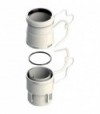 Kit Raccordi Per Tubo Flessibile D.80 M/F