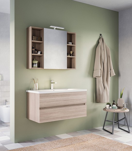 Legnobagno Express Soft 06 80cm Olmo Terra