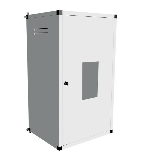 Mobile Copricaldaia In Acciaio Zincato Preverniciato Bianco H.1250 X L.600 X P.430 Mm