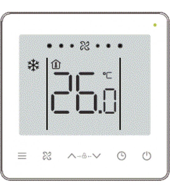 Termostato Con Display A Bordo Macchina Per Ventilconettore Jolly Top Ferroli Tes Fc 3V