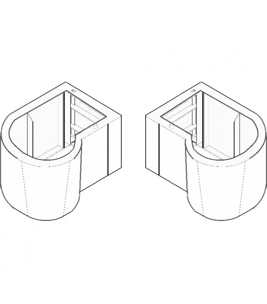 Piedini Di Appoggio Per Ventilconvettore Jolly Top Ferroli Fcpw