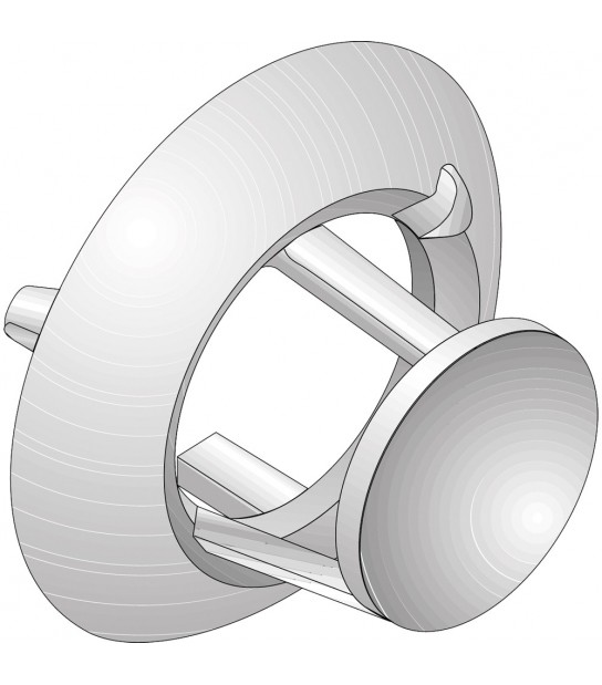 Terminale Singolo A Parete Per Gazelle Evo D.35 Mm