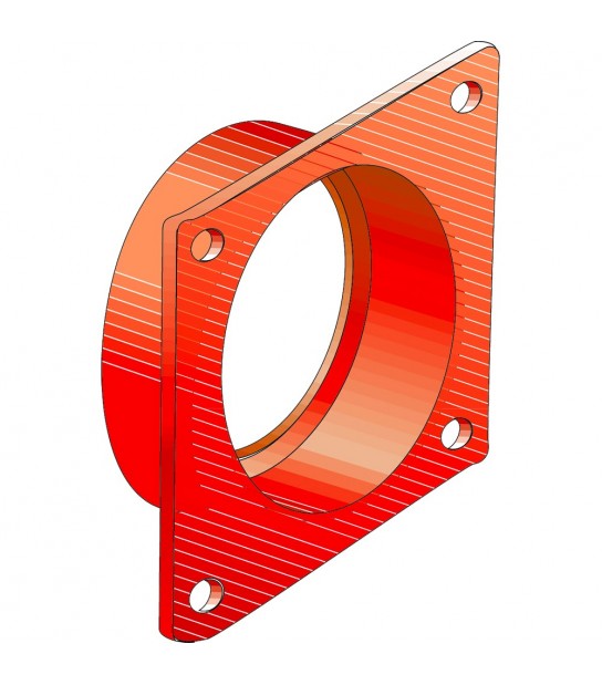 Guarnizione Riduzione/Curva Tubi Per Gazelle Evo D.35 Mm