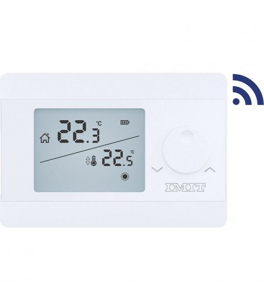 Termostato Ambiente Digitale Radio Silver Ta/Rf S 433 Mhz