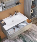 Legnobagno Express Lavabo in Ceramica Soft 80 Bianco Lucido