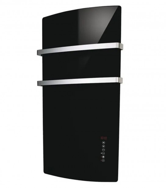 Radialight Radiatore da bagno Deva nero 1500W 300+1200 con barre portasalviette
