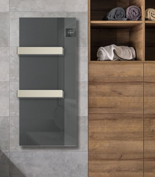 Radialight Radiatore da bagno Silk Grigio Antracite 750W