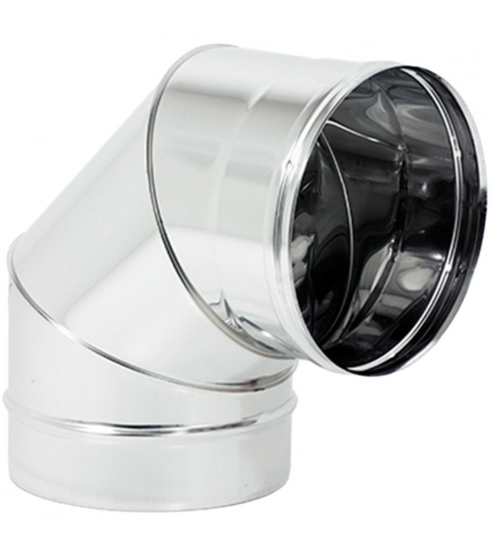 Curva Inox 90° Monoparete D.80 Mm
