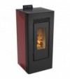 Stufa A Pellet Ventilata Canalizzata Clever 1-12 C Kw 11.61 - Bordeaux