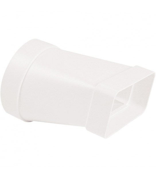 Adattatore Circolare-Rettangolare Per Canali Di Aereazione D.100 - 55X110 Mm