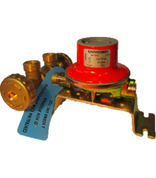 Minicentralina Gas Per Doppia Bombola Con Regolatore Bp2205 - Kg/H 10