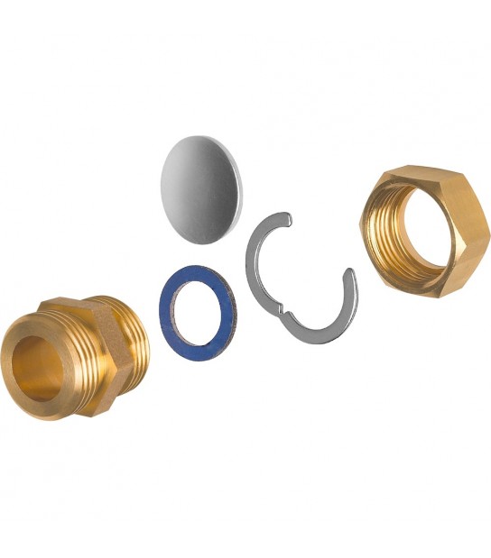 Raccordo Solare Maschio Autocartellante Gemini Dn 16 X M 3/4