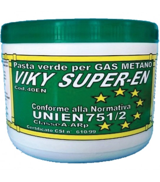 Pasta Verde Sigillante Viky Super Per Gas Metano 400 Gr.