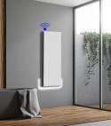 Radialight Radiatore elettrico verticale ICON con sistema Wi-Fi 1000W Bianco