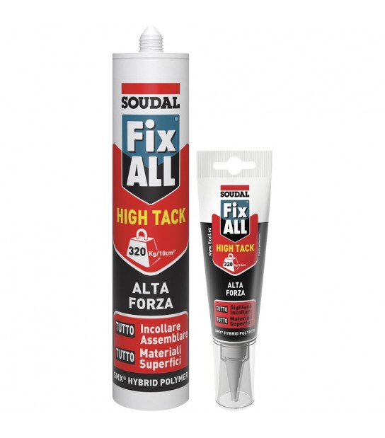 Adesivo Sigillante 'Fix All High Tack' Soudal 290 Ml - Bianco