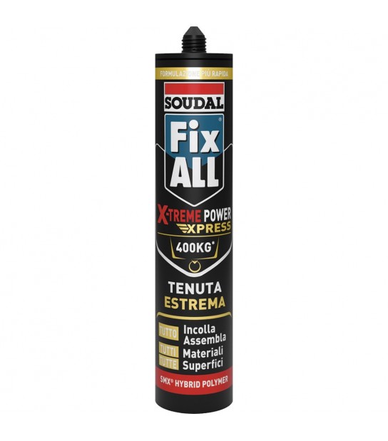 Adesivo Sigillante Fix All X-Treme Express Soudal 280 Ml - Bianco