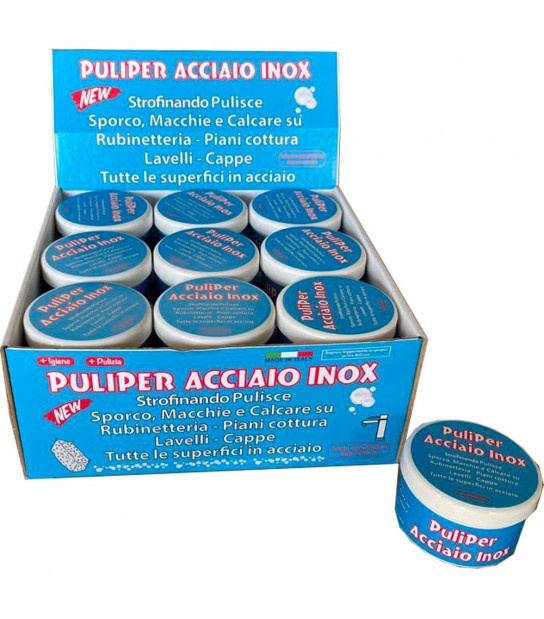 Puliper Acciaio 18 Barattoli