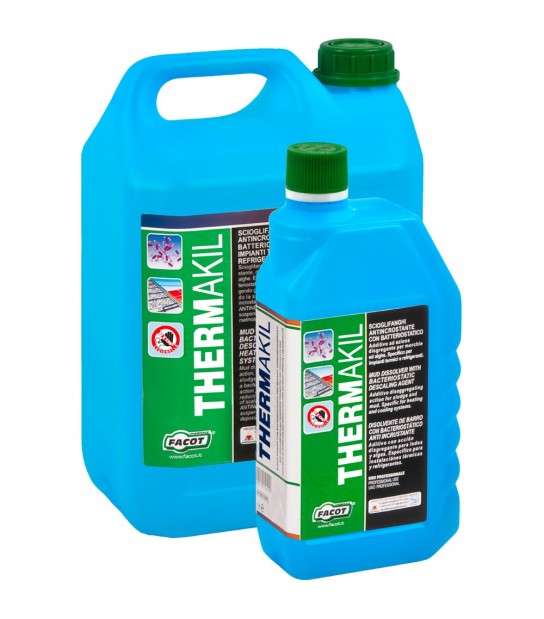 Thermakil Sanitizzante Biocida Per Circuiti Termici-Refrigeranti Flacone 1 Lt