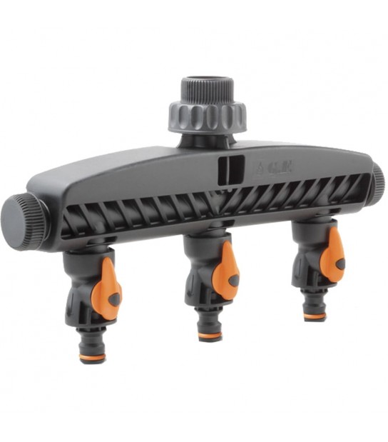 Distributore Multi Uscita Per Rubinetti Filettati D. 3/4 5 Vie