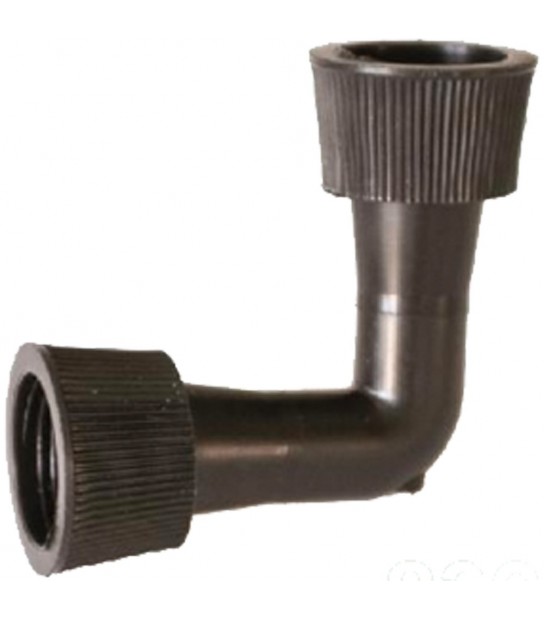 Gomito 90° Con Ghiera Per Ala Gocciolante D.16X16 Mm
