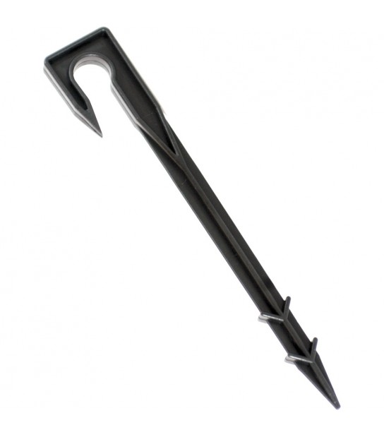 Picchetto Per Ala Gocciolante Nero D.16