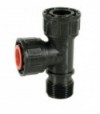 Tee Con O-Ring Per Irrigazione 1M X 1F X 1F