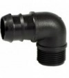 Gomito Maschio Portagomma Tubi In Pe D.16 X 3/4