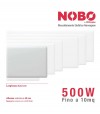 NOBO Radiatore elettrico norvegese 1250W per ambienti fino a  25 m²