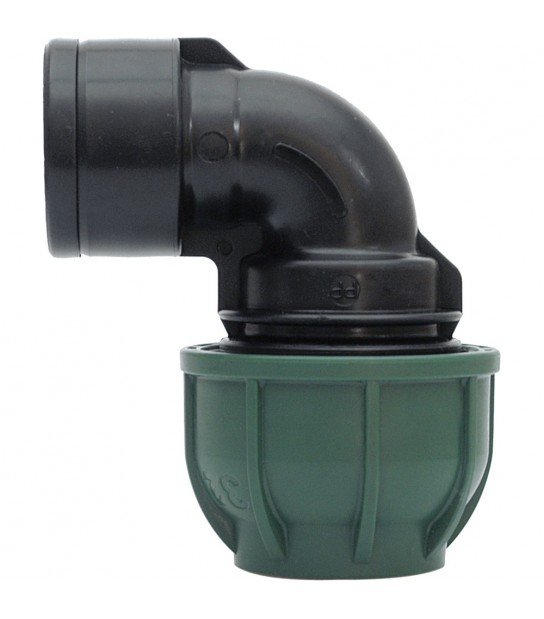 Gomito Femmina Verde Connecto D. 32 X 1