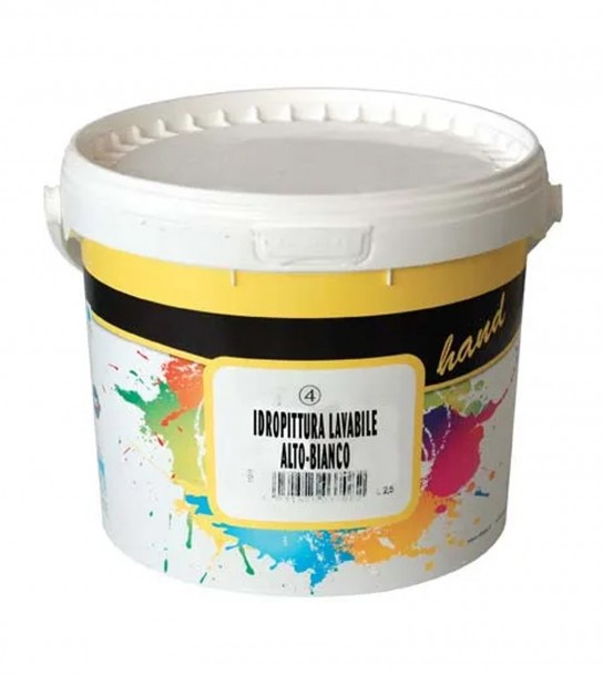 Idropittura lavabile alto bianco hand bianco LT 14