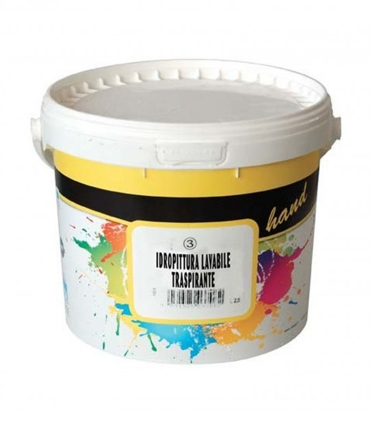 Idropittura Lavabile Hand Bianco LT 4