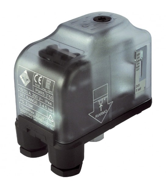 Pressostato Per Impianti Di Riscaldamento A Riarmo Manuale 1/4G - 2,0÷4,5 Bar