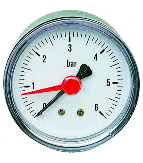 Manometro D. 50 Posteriore 0÷6 Bar