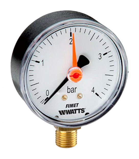 Manometro D. 63 Laterale 0 - 6 Bar/Psi G 1/4