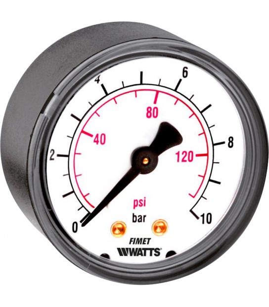 Manometro D. 63 Posteriore 0 - 6 Bar/Psi G 1/4