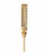Termometro Ad Immersione Con Attacco Diritto 0°/120° - 63Mm X 1/2