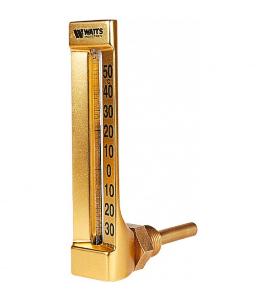 Termometro Ad Immersione Attacco A Squadra 0°/+120°C - 63Mm X 1/2