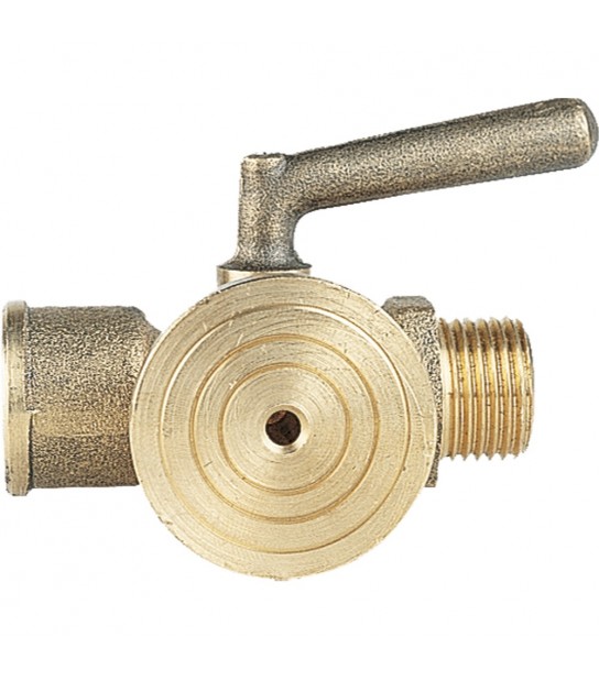 Rubinetto Portamanometro Con Flangia D. 40 3/8